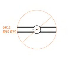 Rotation diameter Rotation diameter